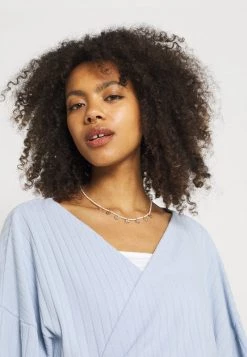 Nly By Nelly LUXURIOUS WRAP - Langarmshirt - Light Blue, Damen -Nly by Nelly Verkaufsladen 00c1faf7653345b98922d357d5a9e0f0