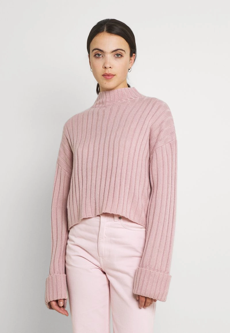 Nly By Nelly CROPPED TURTLE NECK - Strickpullover - Lilac, Damen 3 Nly By Nelly CROPPED TURTLE NECK - Strickpullover - Lilac, Damen