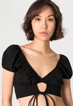 Nly By Nelly FRONT TIE - T-Shirt Basic - Black, Damen 11 Nly By Nelly FRONT TIE - T-Shirt Basic - Black, Damen -Nly by Nelly Verkaufsladen 04412e84443b4bbea1b01ee2b6e0df9c