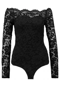 Nly By Nelly OFF SHOULDER BODY - Bluse - Black, Damen -Nly by Nelly Verkaufsladen 045af613f5184284b1bfd48aac5762ce