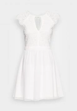 Nly By Nelly Cocktailkleid/festliches Kleid - White, Damen -Nly by Nelly Verkaufsladen 07b8f0d3436a4423bb32c396d33ec5f8