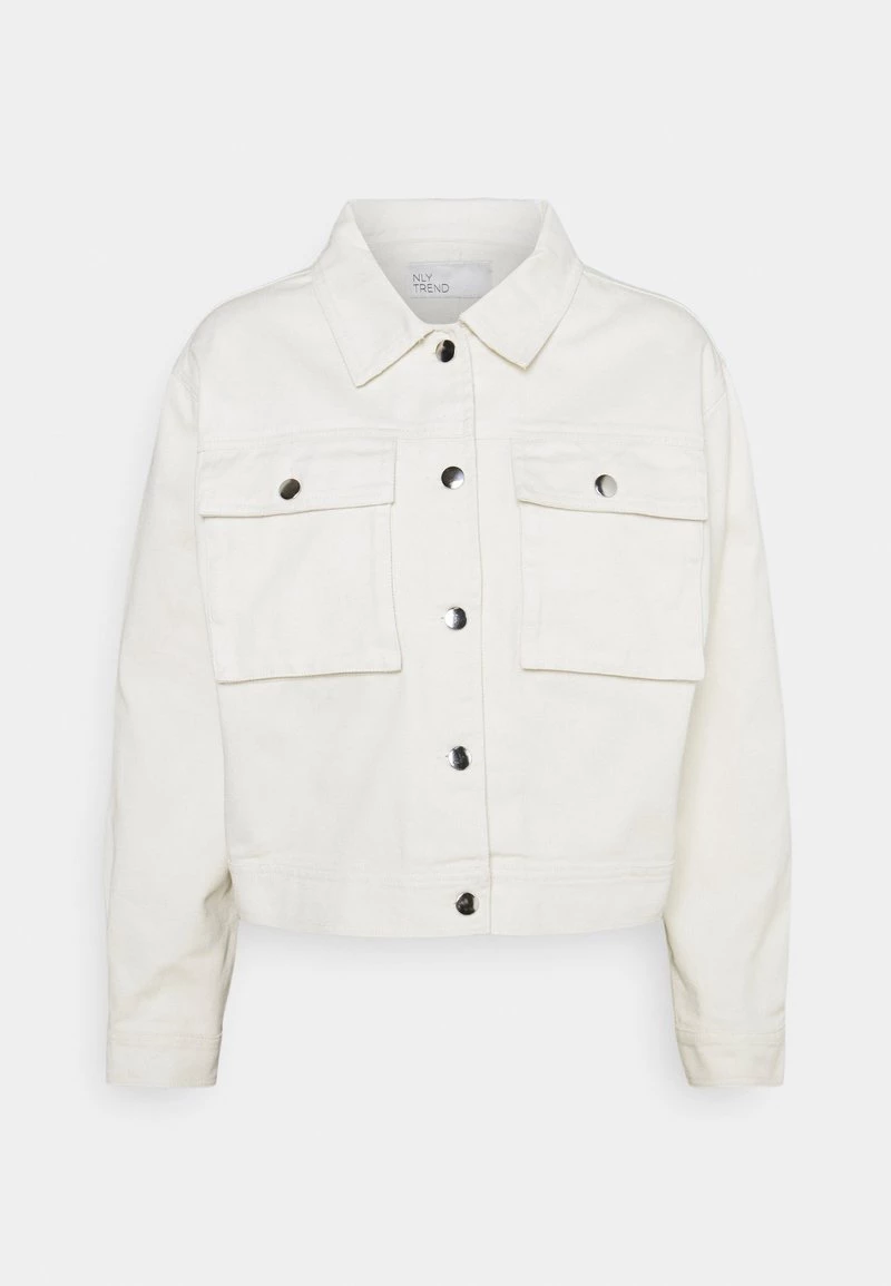 Nly By Nelly LIGHT SPRING JACKET - Jeansjacke - Off White, Damen 3 Nly By Nelly LIGHT SPRING JACKET - Jeansjacke - Off White, Damen
