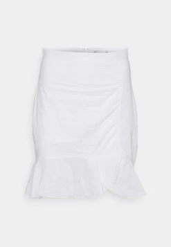 Nly By Nelly FLOUNCY SKIRT - Bleistiftrock - White, Damen -Nly by Nelly Verkaufsladen 0bb4b4eec34b417399c650931414b38b