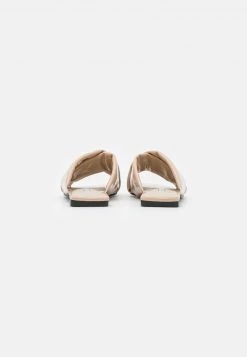 Nly By Nelly PADDED CRISS CROSS - Pantolette Flach - Creme, Damen -Nly by Nelly Verkaufsladen 0df39e307e5b411dbd8af8ac44cfadcf