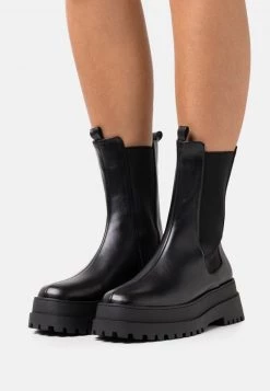Nly By Nelly SAVAGE CHELSEA BOOT - Plateaustiefelette - Black, Damen
