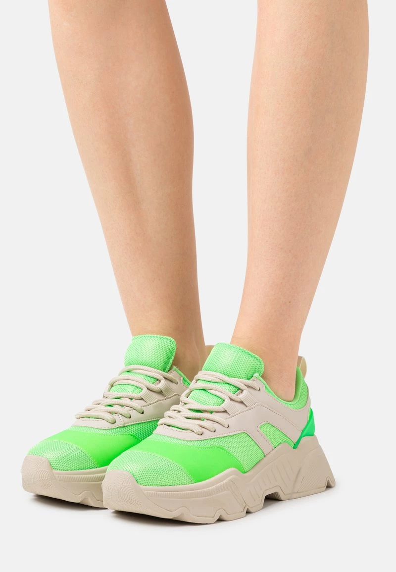 Nly By Nelly TRACK - Sneaker Low - Neon Green, Damen 3 Nly By Nelly TRACK - Sneaker Low - Neon Green, Damen