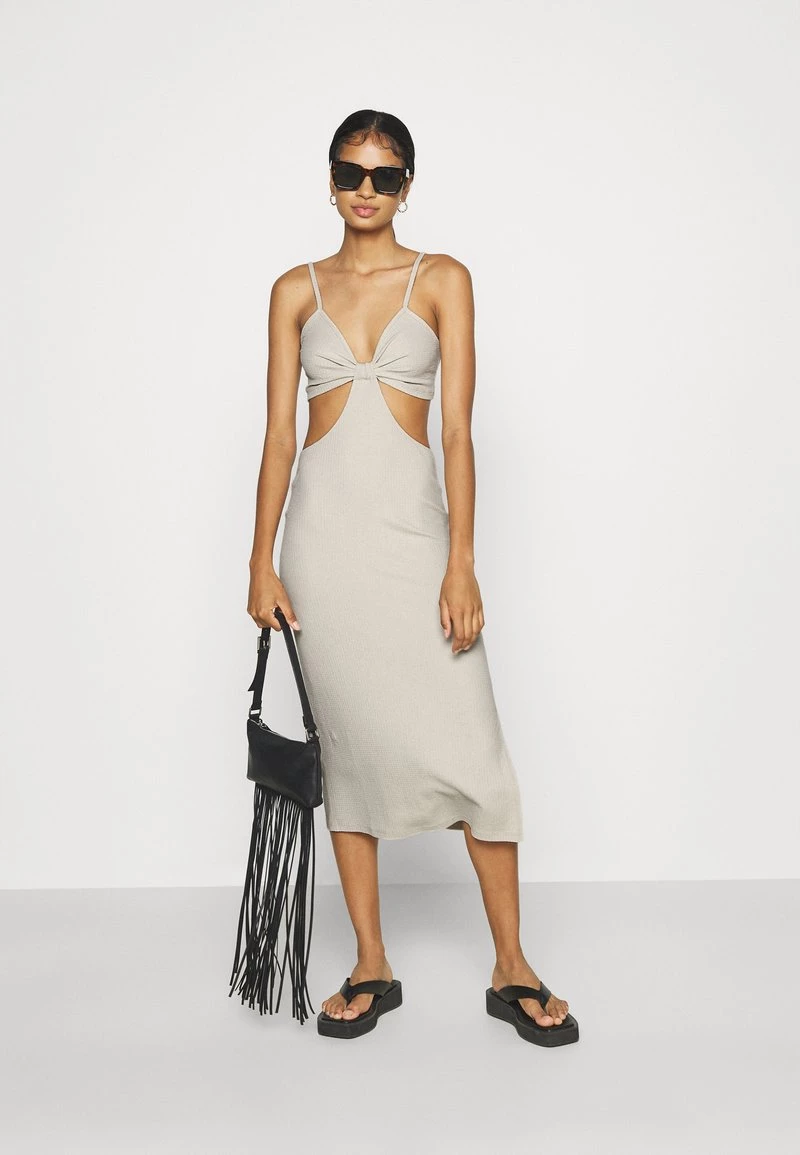 Nly By Nelly CUT OUT MIDI DRESS - Freizeitkleid - Creme, Damen 4 Nly By Nelly CUT OUT MIDI DRESS - Freizeitkleid - Creme, Damen – Bild 2