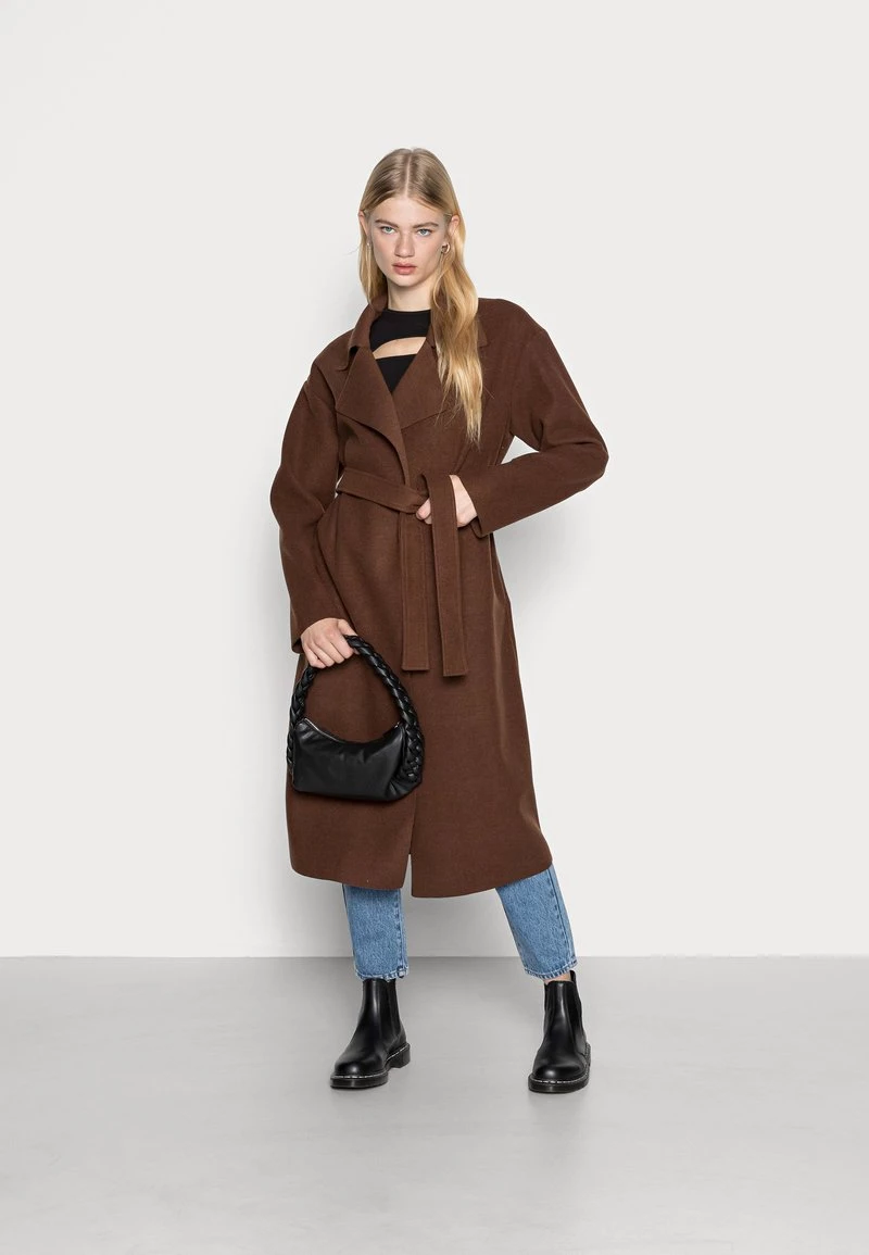 Nly By Nelly CLEAN BELTED COAT - Klassischer Mantel - Brown, Damen 4 Nly By Nelly CLEAN BELTED COAT - Klassischer Mantel - Brown, Damen – Bild 2