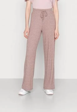 Nly By Nelly COZY TIE PANTS - Jogginghose - Nougat, Damen
