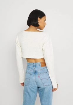 Nly By Nelly MINI CARDIGAN - Strickjacke - Light Grey, Damen -Nly by Nelly Verkaufsladen 1de43405283f4cc1a6599949e2287c63