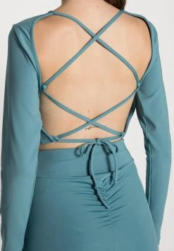 Nly By Nelly BACK FOCUS SET - Leggings - Hosen - Blue, Damen -Nly by Nelly Verkaufsladen 1e01d3774c0e449fa7ebc202cd0eb9a6