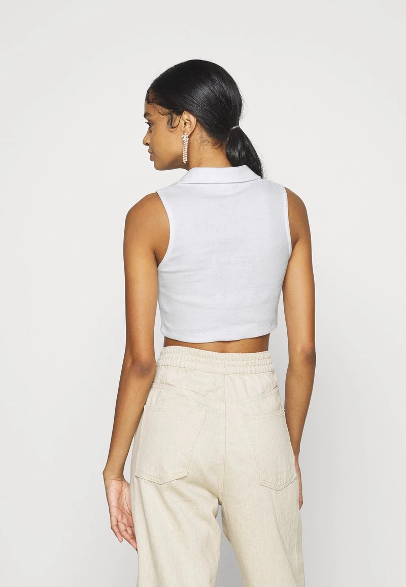 Nly By Nelly CROPPED COLLAR - Top - White, Damen 5 Nly By Nelly CROPPED COLLAR - Top - White, Damen – Bild 3