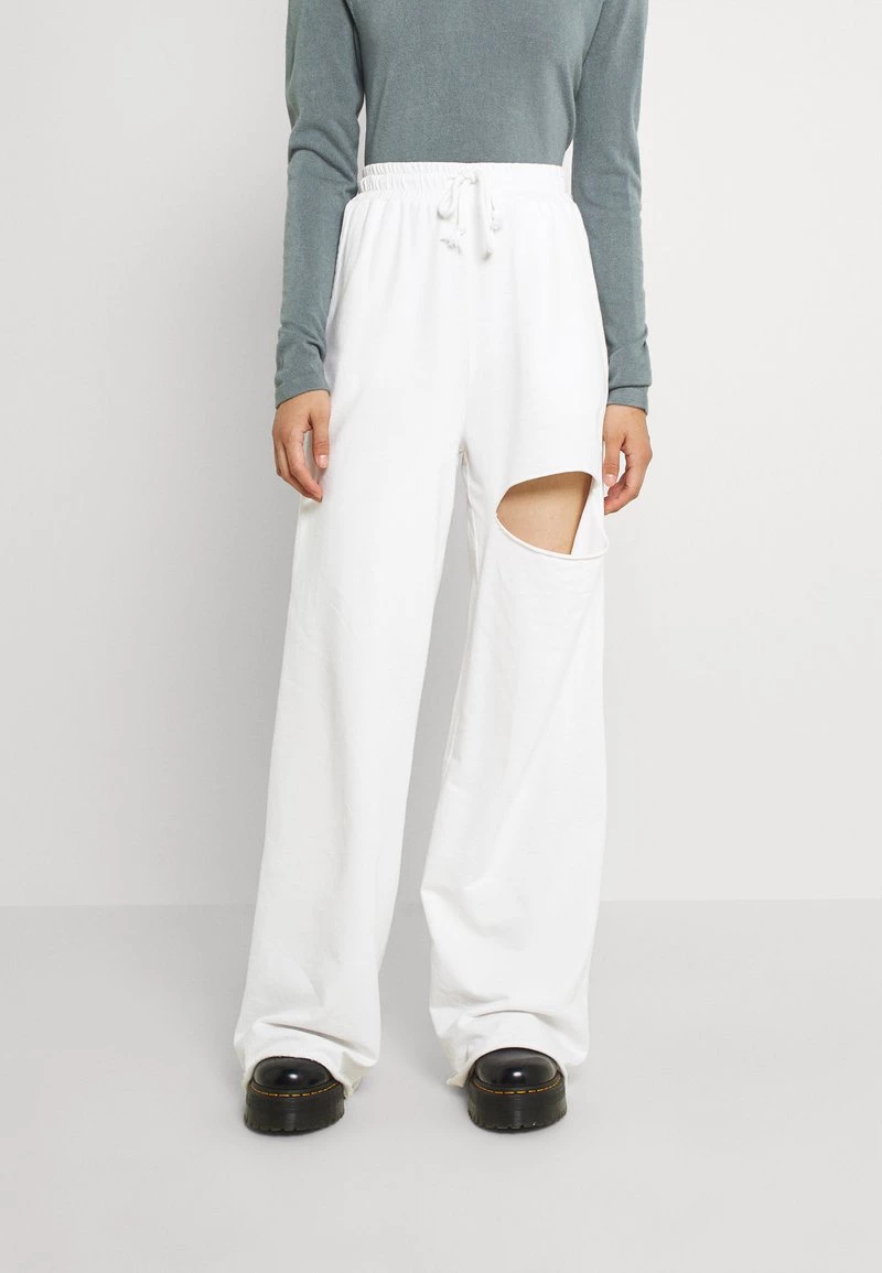 Nly By Nelly DETAIL PANTS - Jogginghose - White, Damen 3 Nly By Nelly DETAIL PANTS - Jogginghose - White, Damen