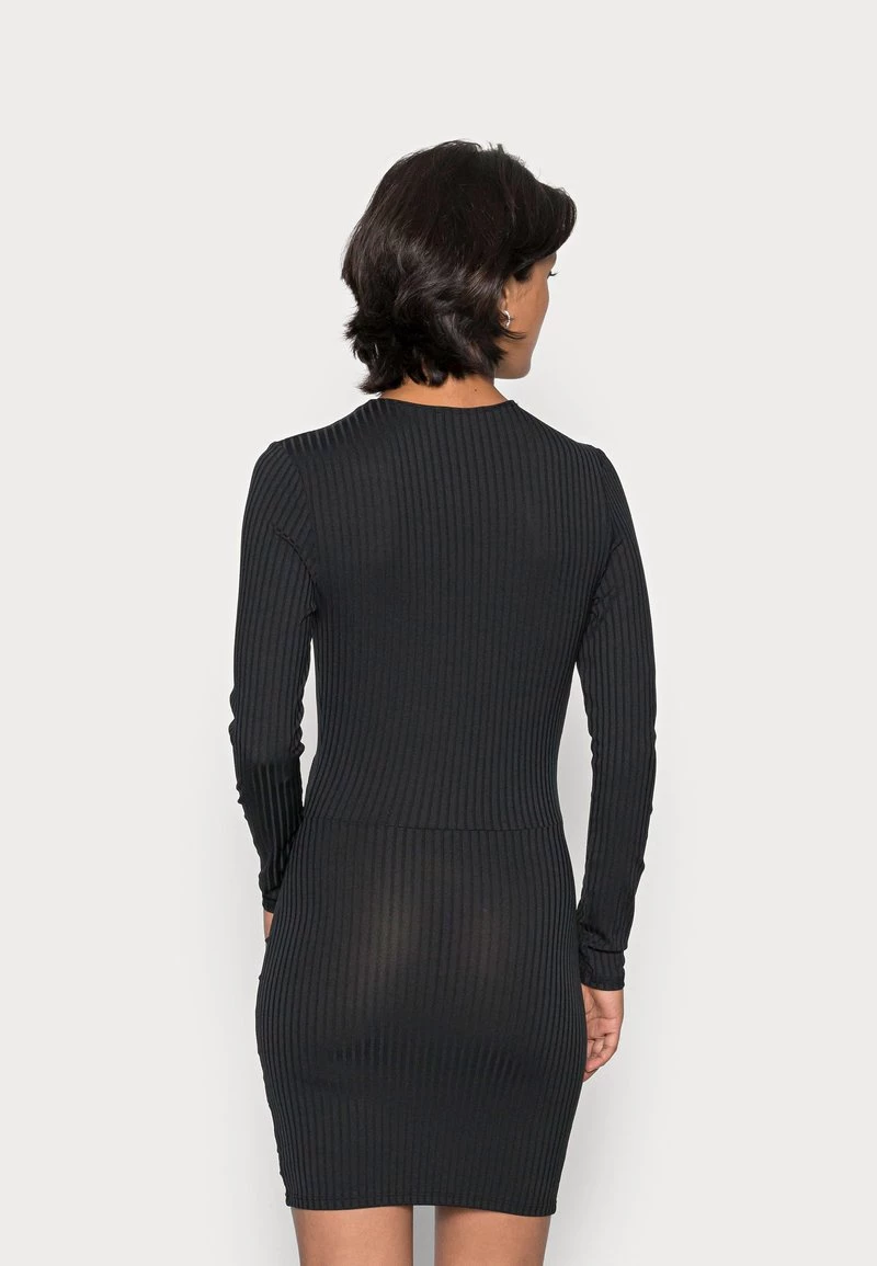 Nly By Nelly PEEK DRESS - Jerseykleid - Black, Damen 5 Nly By Nelly PEEK DRESS - Jerseykleid - Black, Damen – Bild 3