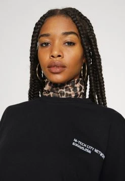 Nly By Nelly OVERSIZE EMBROIDERED SWEAT - Sweatshirt - Black, Damen -Nly by Nelly Verkaufsladen 20bf3f4bc5754abc850c3e168a0edc1b