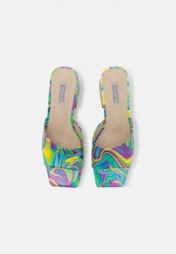 Nly By Nelly THE BLOCK MULE - Pantolette Hoch - Purple, Damen -Nly by Nelly Verkaufsladen 2373d33dbebd48568384db554989d21a