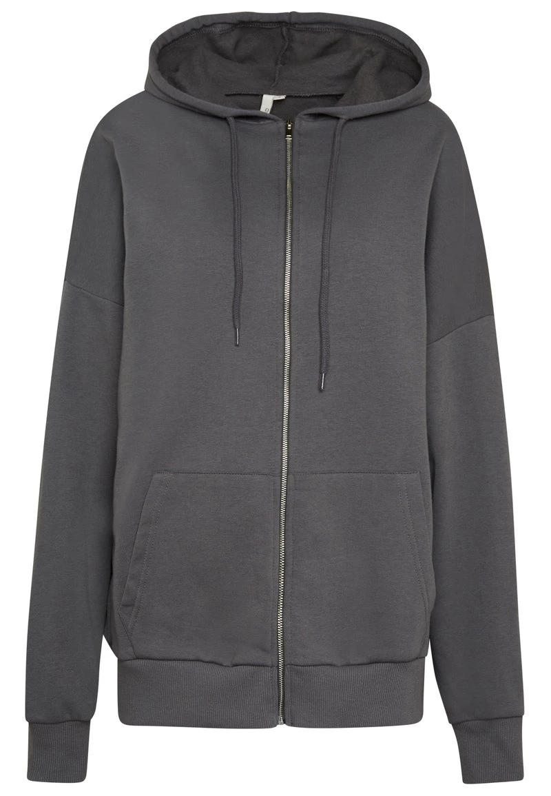 Nly By Nelly CHUNKY ZIP HOODIE - Sweatjacke - Offblack, Damen 7 Nly By Nelly CHUNKY ZIP HOODIE - Sweatjacke - Offblack, Damen – Bild 5