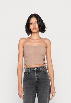 Nly By Nelly STRUCTURE FLIRTY - Top - Nougat, Damen