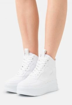Nly By Nelly HIGHTOP PLATFORM - Sneaker High - White, Damen