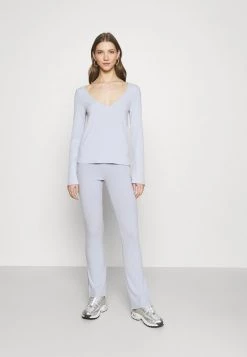 Nly By Nelly FLIRTY SET - Stoffhose - Light Blue, Damen