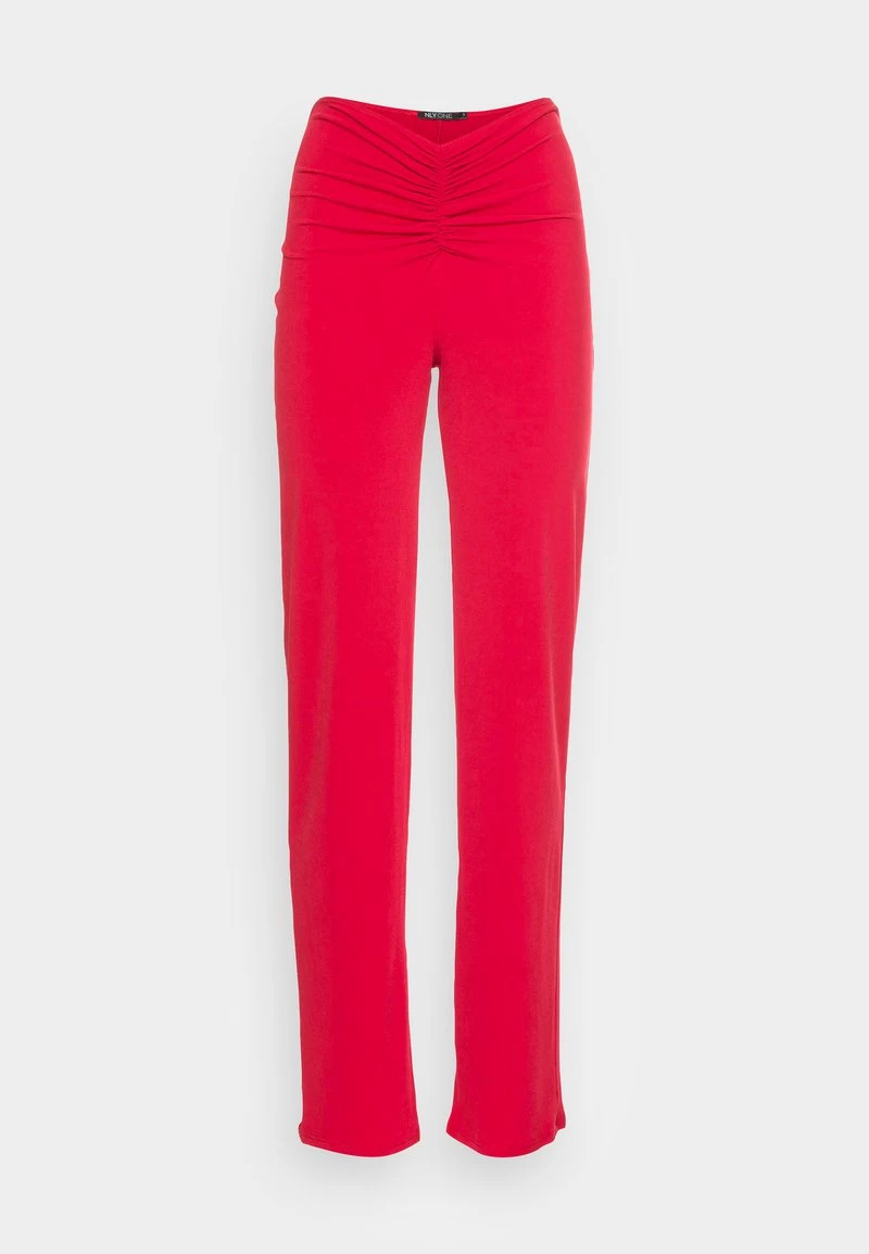 Nly By Nelly RUCHED FRONT PANT - Stoffhose - Red, Damen 6 Nly By Nelly RUCHED FRONT PANT - Stoffhose - Red, Damen – Bild 4