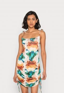 Nly By Nelly DRAPY PRINT DRESS - Freizeitkleid - Abstract, Damen