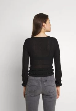 Nly By Nelly SHEER TIE - Langarmshirt - Black, Damen 10 Nly By Nelly SHEER TIE - Langarmshirt - Black, Damen -Nly by Nelly Verkaufsladen 2d3c1bd035824110885d24efd9e2ed00