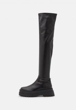 Nly By Nelly CHUNKY - Overknees - Black, Damen
