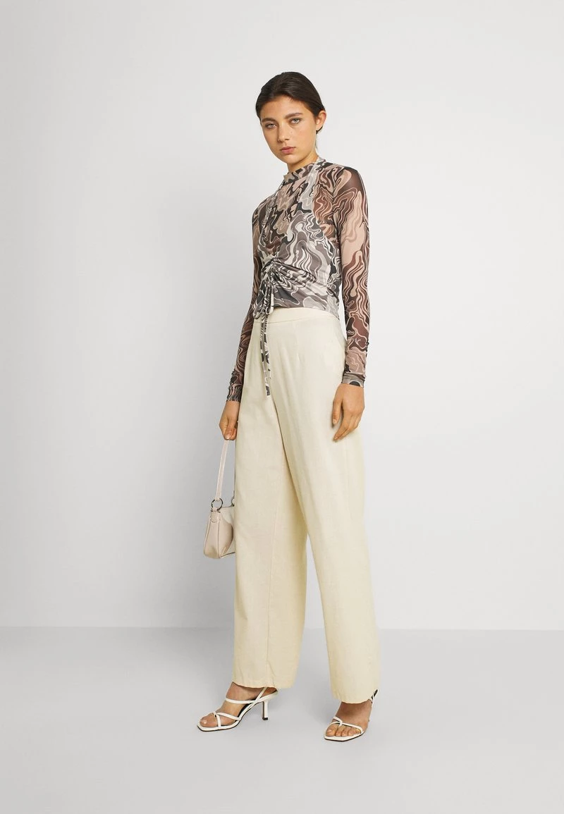 Nly By Nelly HALTERNECK DRAWSTRING - Top - Brown, Damen 4 Nly By Nelly HALTERNECK DRAWSTRING - Top - Brown, Damen – Bild 2