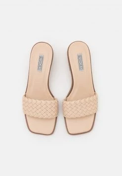 Nly By Nelly BRAIDED SLIP IN - Pantolette Hoch - Creme, Damen -Nly by Nelly Verkaufsladen 3001e70e467d4328b61424e59904fd35