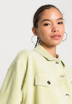 Nly By Nelly CROPPED SHACKET - Leichte Jacke - Green, Damen -Nly by Nelly Verkaufsladen 33e07fc69190498aab0397f98288213f