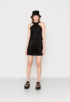 Nly By Nelly TWIST PLISSÉ TOP - Bluse - Black, Damen -Nly by Nelly Verkaufsladen 353e01dd7b7d406b98c9573c339160fe