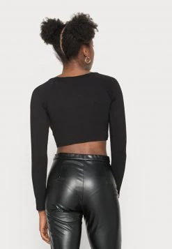 Nly By Nelly FLIRTY CROP TOP - Langarmshirt - Black, Damen 9 Nly By Nelly FLIRTY CROP TOP - Langarmshirt - Black, Damen -Nly by Nelly Verkaufsladen 35a2655139bf4c0f8e1d9048c720e02c