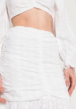 Nly By Nelly AMAZE ME SKIRT - Minirock - White, Damen -Nly by Nelly Verkaufsladen 391b27d322ed4156aca19e64951bf458