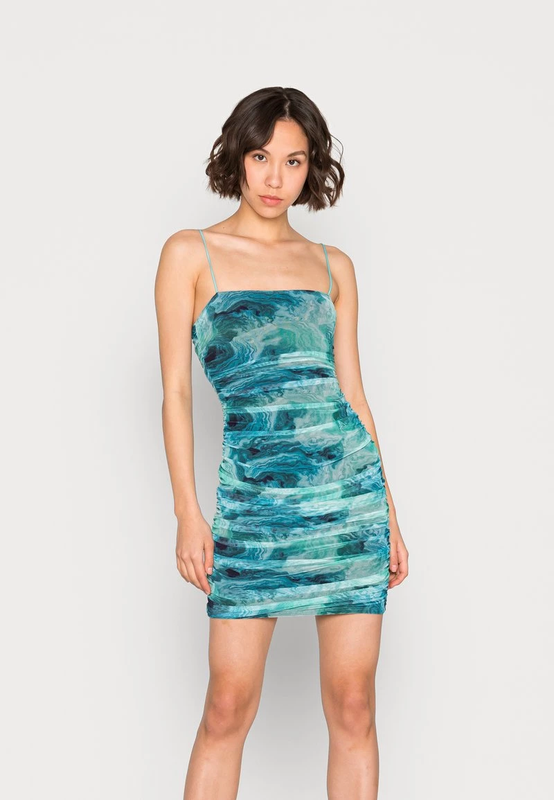 Nly By Nelly PRINT DRESS - Cocktailkleid/festliches Kleid - Ocean Abstract, Damen 3 Nly By Nelly PRINT DRESS - Cocktailkleid/festliches Kleid - Ocean Abstract, Damen
