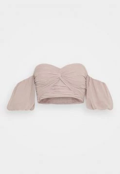 Nly by Nelly Verkaufsladen 17 Nly By Nelly MY WAY RUCHED - Bluse - Nougat, Damen