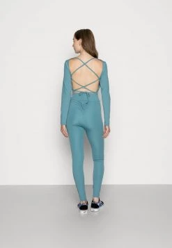 Nly By Nelly BACK FOCUS SET - Leggings - Hosen - Blue, Damen -Nly by Nelly Verkaufsladen 3c638292049c439399d60cba5a63f680