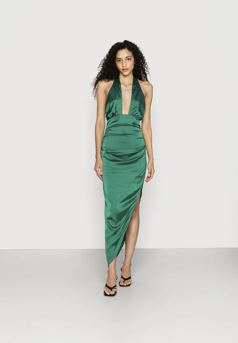 Nly By Nelly MAGIC HALTER NECK DRESS - Ballkleid - Green, Damen 3 Nly By Nelly MAGIC HALTER NECK DRESS - Ballkleid - Green, Damen