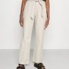 Nly By Nelly TIE WAIST TWILL PANTS - Stoffhose - Beige, Damen 1 Nly By Nelly TIE WAIST TWILL PANTS - Stoffhose - Beige, Damen -Nly by Nelly Verkaufsladen 3ea8accac2114f77b7813321e2a747e0