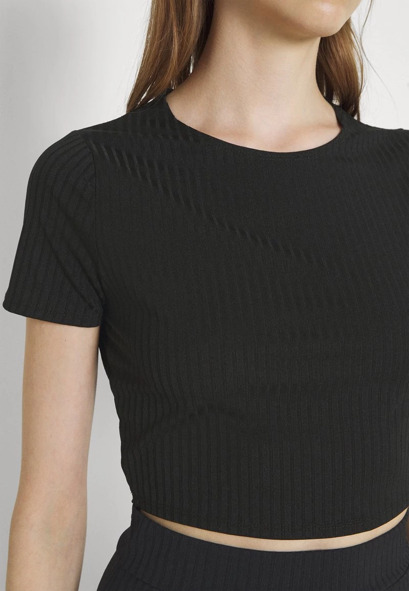 Nly By Nelly CROP SET - T-Shirt Print - Black, Damen 10 Nly By Nelly CROP SET - T-Shirt Print - Black, Damen – Bild 9