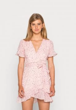 Nly By Nelly DREAM ON WRAP DRESS - Freizeitkleid - Floral, Damen