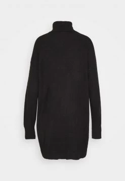 Nly By Nelly LONG ROLL NECK - Strickpullover - Black, Damen -Nly by Nelly Verkaufsladen 445fb155007b467abd43e9ff4bbc75f8