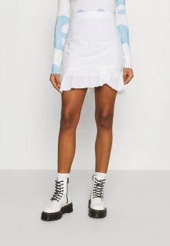 Nly By Nelly FLOUNCY SKIRT - Bleistiftrock - White, Damen