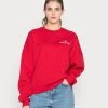 Nly By Nelly PRINTED CHUNKY - Sweatshirt - Red, Damen -Nly by Nelly Verkaufsladen 47cce019b3d04a8693c731f4a8391327