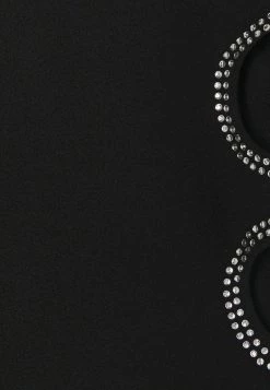 Nly By Nelly CUT OUT PANTS - Stoffhose - Black, Damen -Nly by Nelly Verkaufsladen 4937abc4a3b0483b803a76f943757278