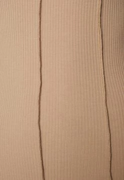 Nly By Nelly VISIBLE SEAM MIDI DRESS - Jerseykleid - Nougat, Damen -Nly by Nelly Verkaufsladen 495a360ac0d7433a9dc7bc6699627f72