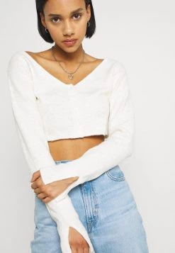 Nly By Nelly MINI CARDIGAN - Strickjacke - Light Grey, Damen -Nly by Nelly Verkaufsladen 4b8af79a050d47db9d2894f27b19ba79