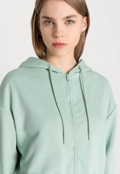 Nly By Nelly EVERYDAY ZIP HOODIE - Sweatjacke - Blue/green, Damen 11 Nly By Nelly EVERYDAY ZIP HOODIE - Sweatjacke - Blue/green, Damen -Nly by Nelly Verkaufsladen 4bab1fab233e4907a6c64db960aea248