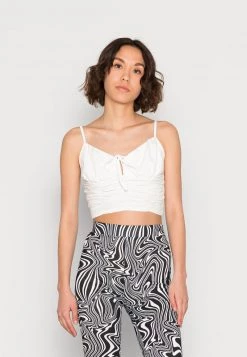 Nly By Nelly FLIRTY TIE - Top - White, Damen