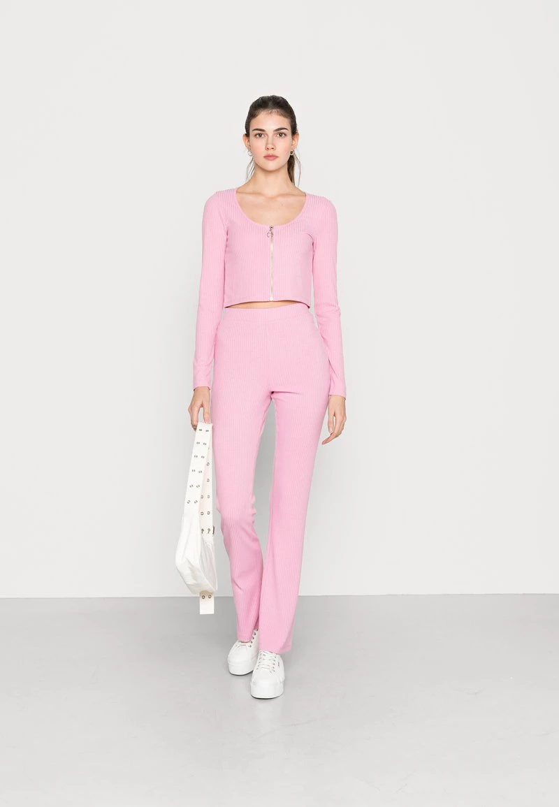 Nly By Nelly ZIP SET - Stoffhose - Pink, Damen 4 Nly By Nelly ZIP SET - Stoffhose - Pink, Damen – Bild 2